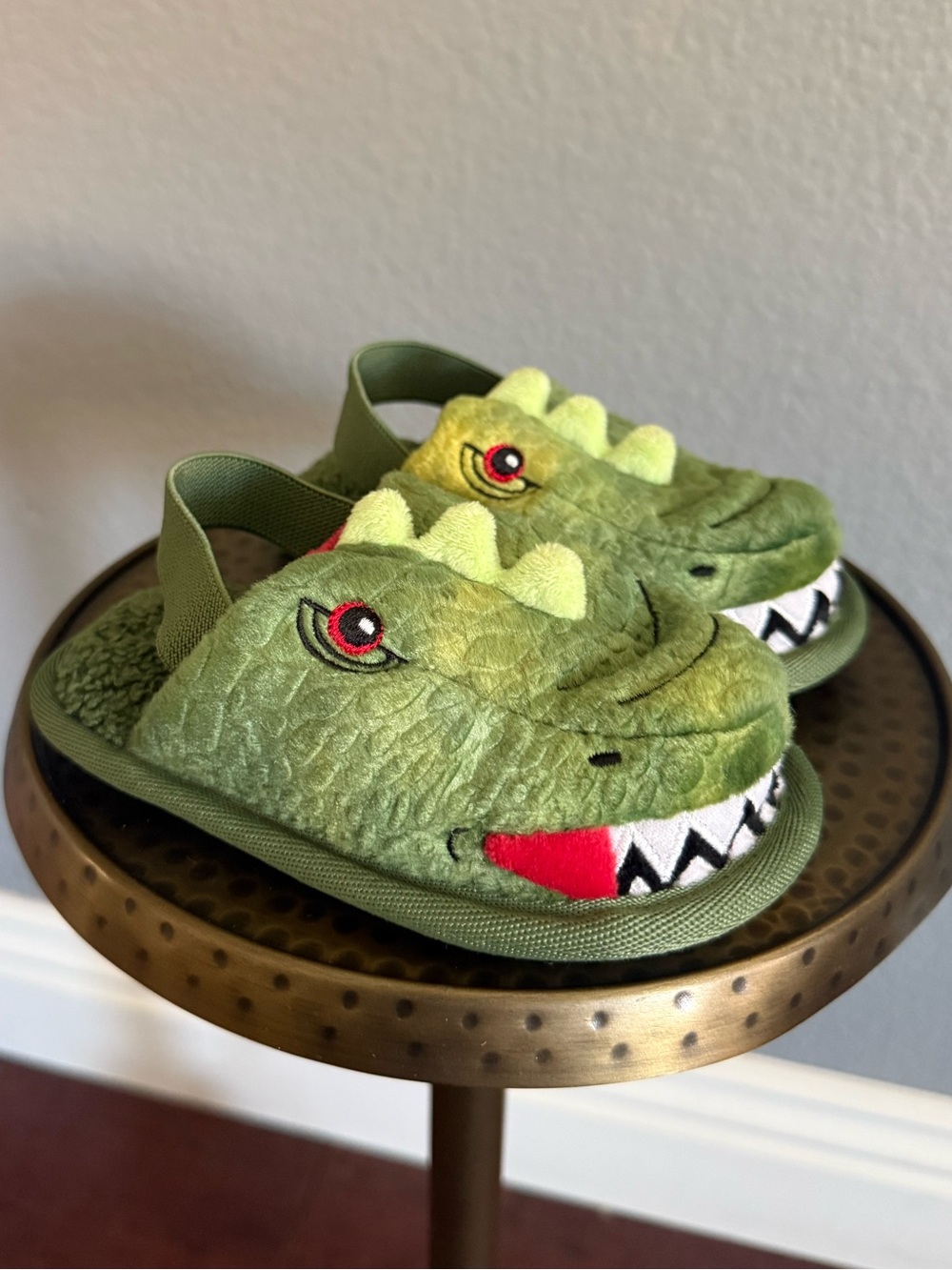 Cat & Jack Toddler Dino Scuff Slipper